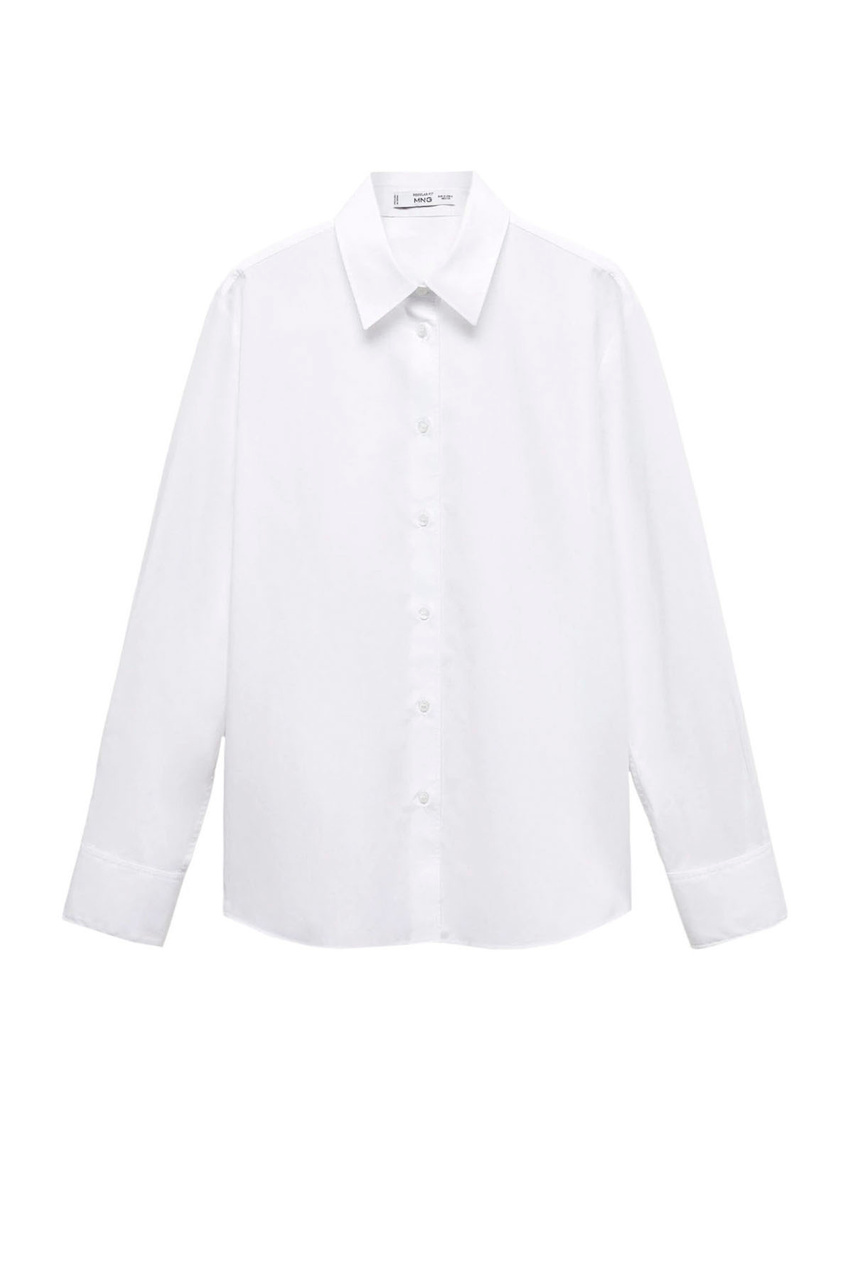 Рубашка однотонная REGU|Основной цвет:Белый|Артикул:67030438 | Фото 1