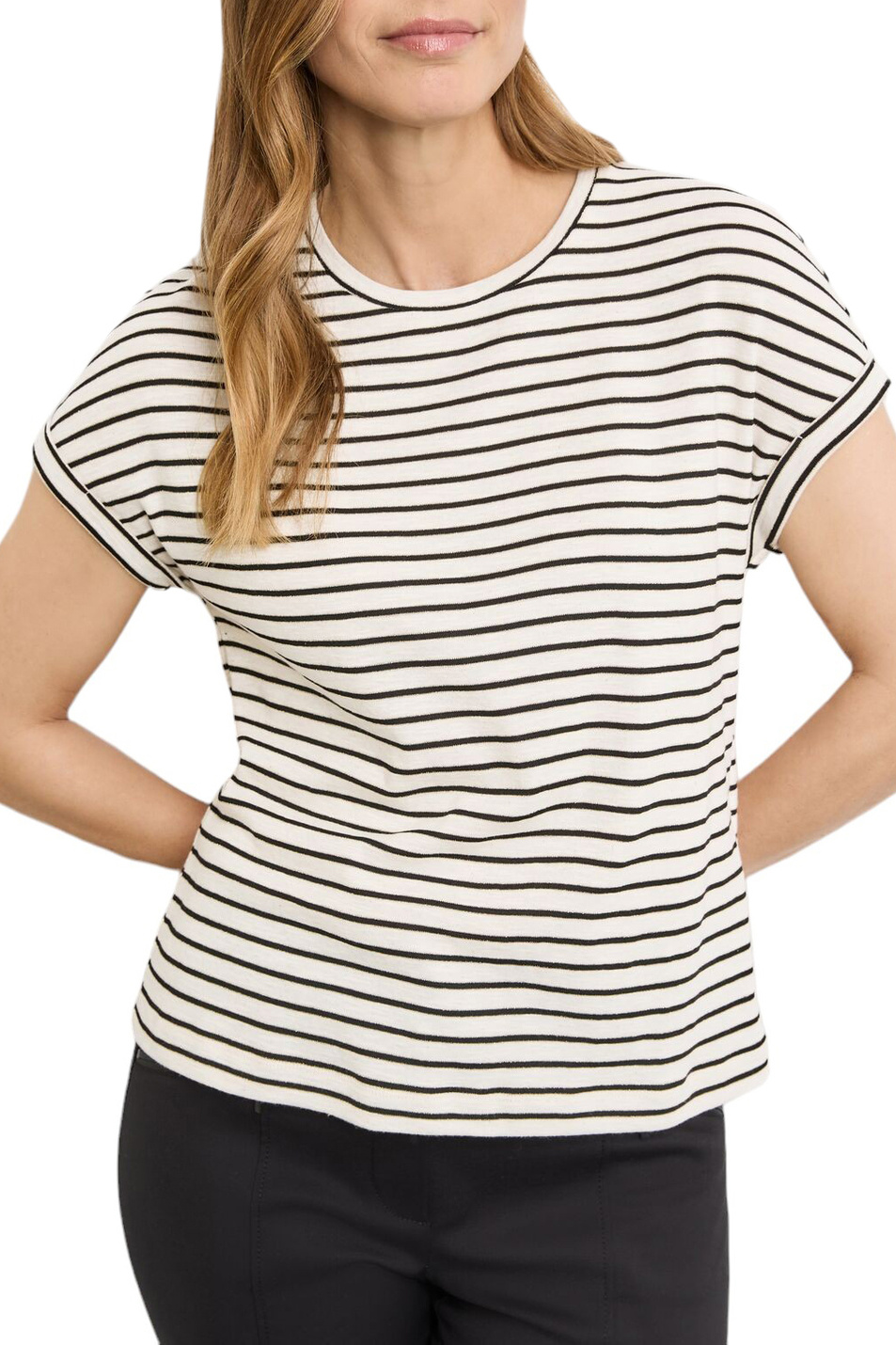Женский Gerry Weber Футболка в полоску (цвет ), артикул 370023-44010 | Фото 4