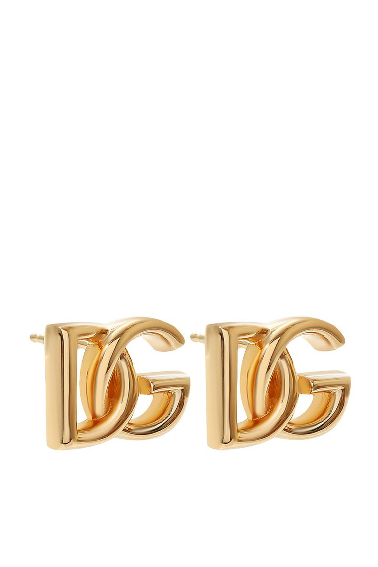 Женский Dolce & Gabbana Серьги с логотипом (цвет ), артикул WEP6L2-W1111 | Фото 2