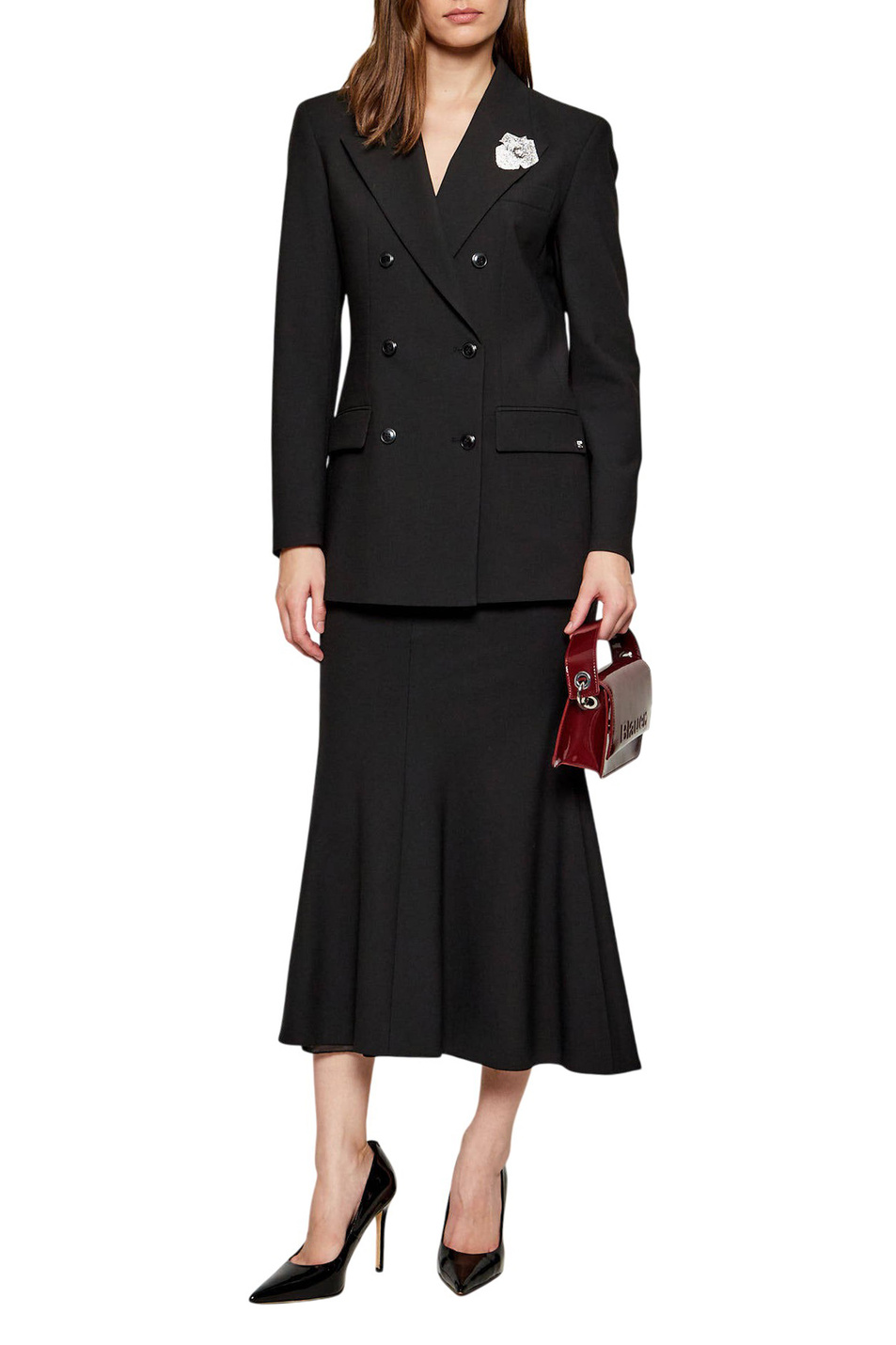 Юбка Relenda|Основной цвет:Черный Женский HUGO Юбка Relenda (цвет ), артикул 50547209 | Фото 3