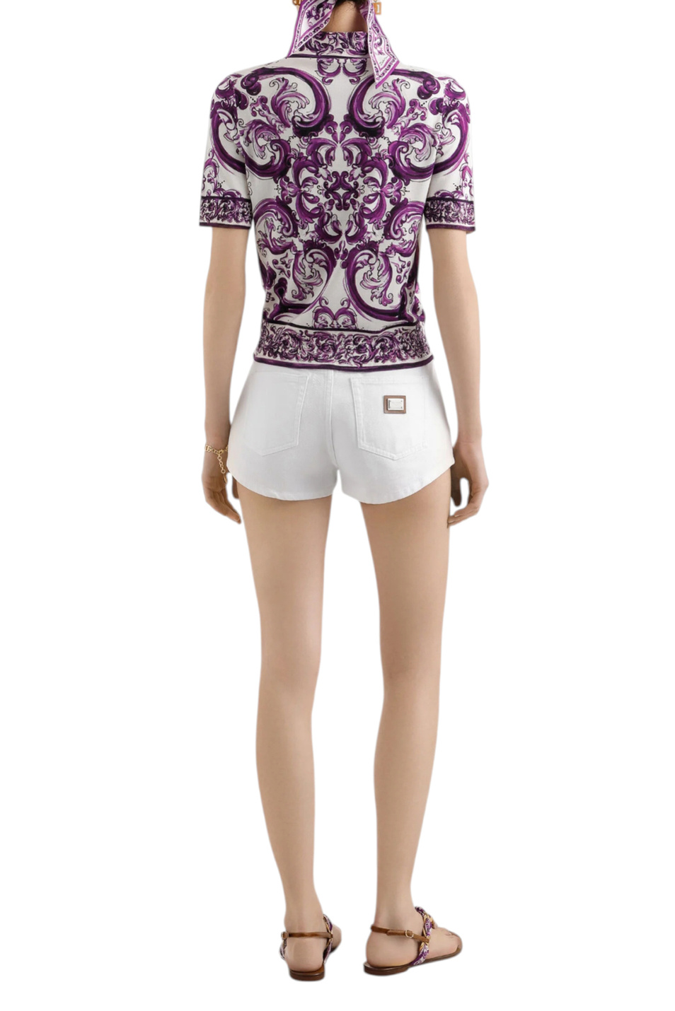 Женский Dolce & Gabbana Шорты джинсовые (цвет ), артикул FTC7DD-G8NW2 | Фото 4