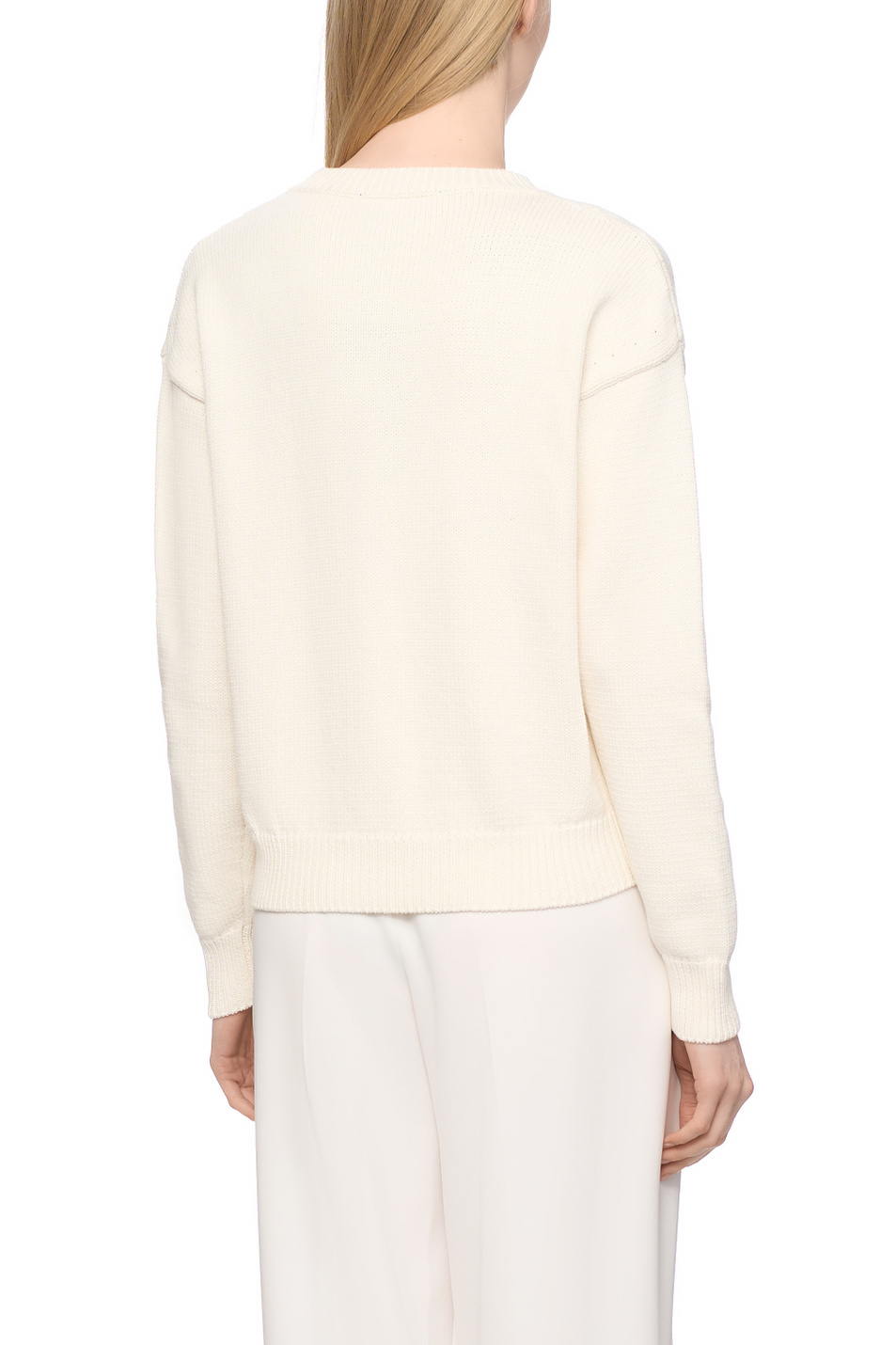 Женский Max Mara Джемпер PASCIA из смесового хлопка (цвет ), артикул 2516361131 | Фото 5
