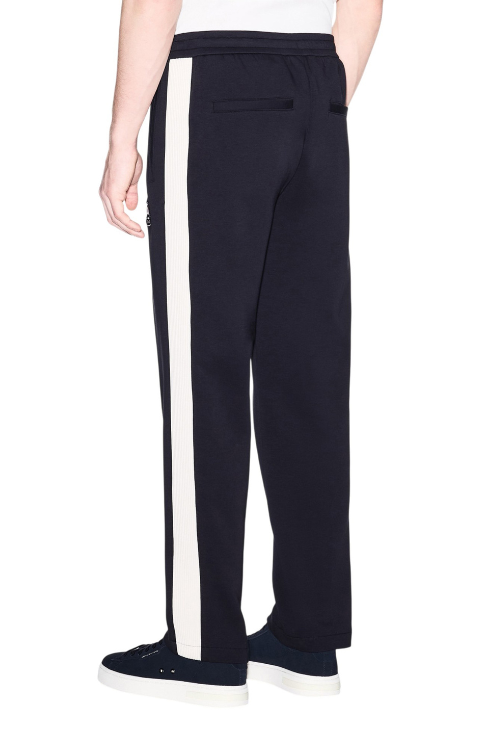 Брюки с лампасами|Основной цвет:Синий Мужской Armani Exchange Брюки с лампасами (цвет ), артикул XM002368-AF13047 | Фото 4