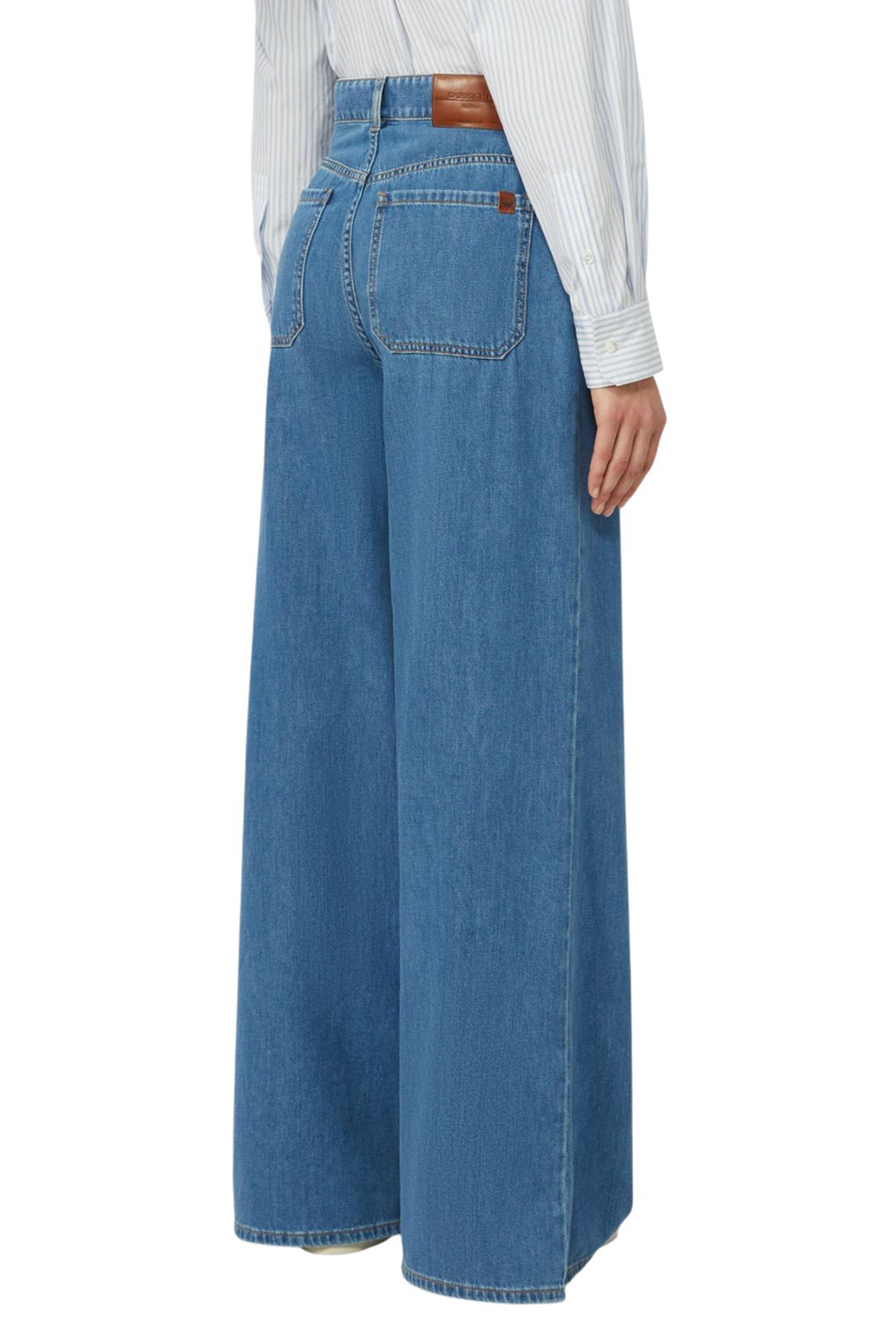 Женский Weekend Max Mara Джинсы VEGA из хлопка (цвет ), артикул 2615181041 | Фото 4