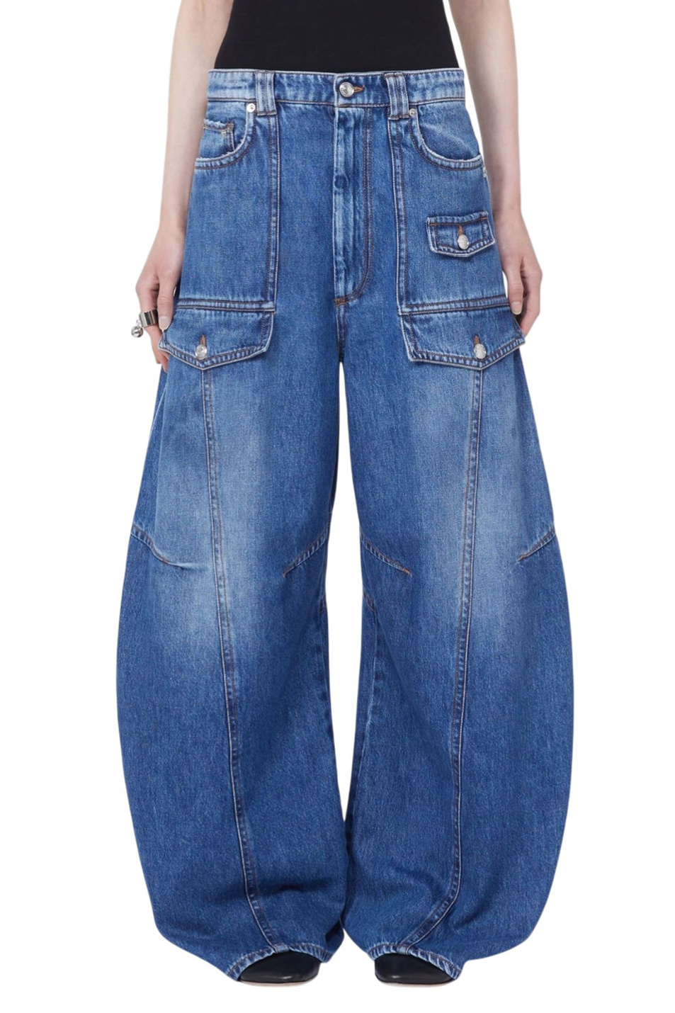 Женский Sportmax Джинсы VIOLINO (цвет ), артикул 2612181052 | Фото 3