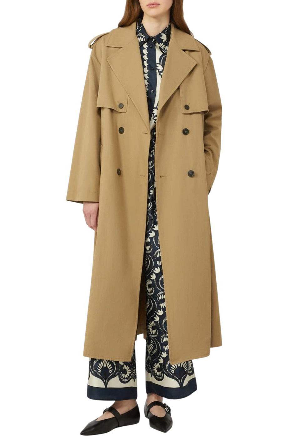 Женский Weekend Max Mara Брюки OTTICO из шелка (цвет ), артикул 2615131011 | Фото 2