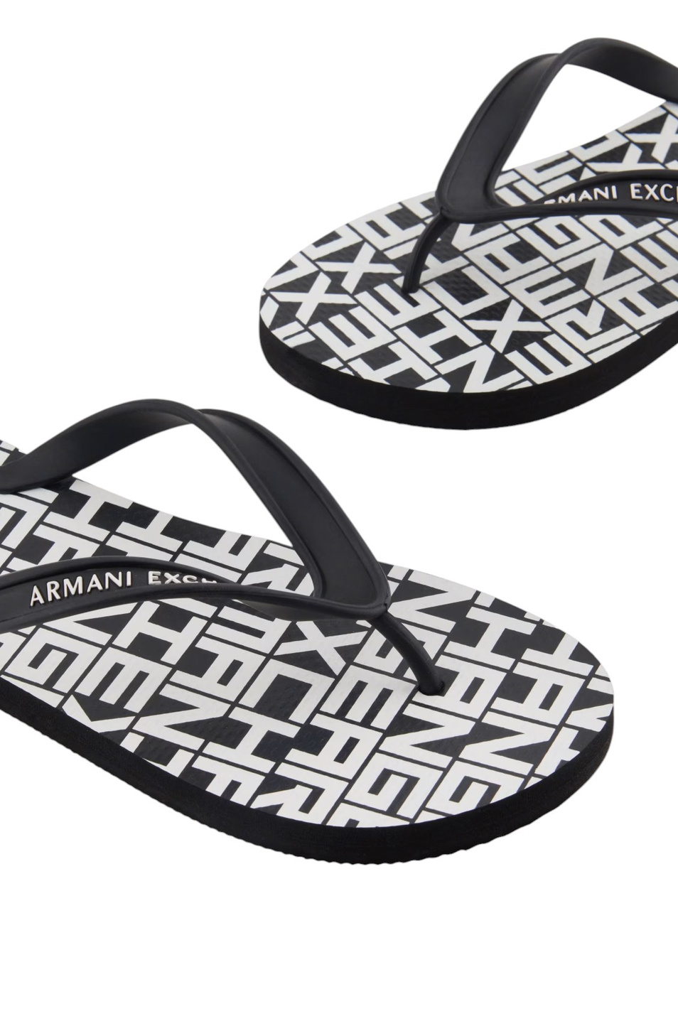 Мужской Armani Exchange Вьетнамки с логотипом (цвет ), артикул XUQ002-XV676 | Фото 4