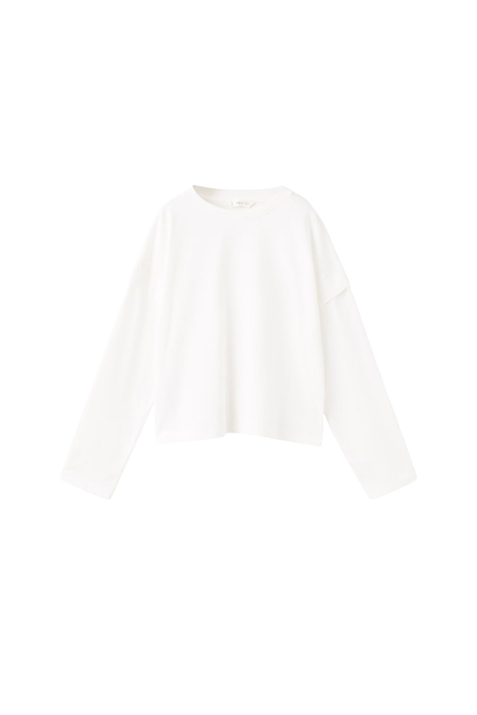 Девочкам Mango Kids Лонгслив SHOULD из хлопка (цвет ), артикул 27001339 | Фото 1