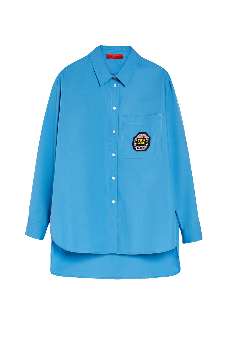 Женский MAX&Co. Рубашка TAMASHIR из натурального хлопка с нашивкой (цвет ), артикул C1110223 | Фото 1