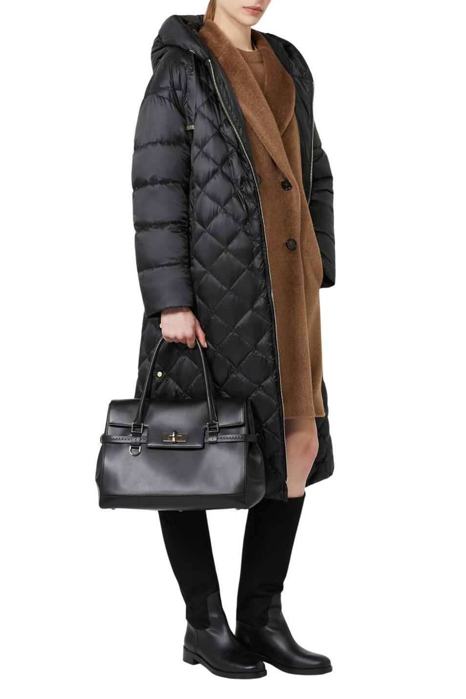 Женский Max Mara Пальто TREPAR стеганое (цвет ), артикул 2529496075 | Фото 2