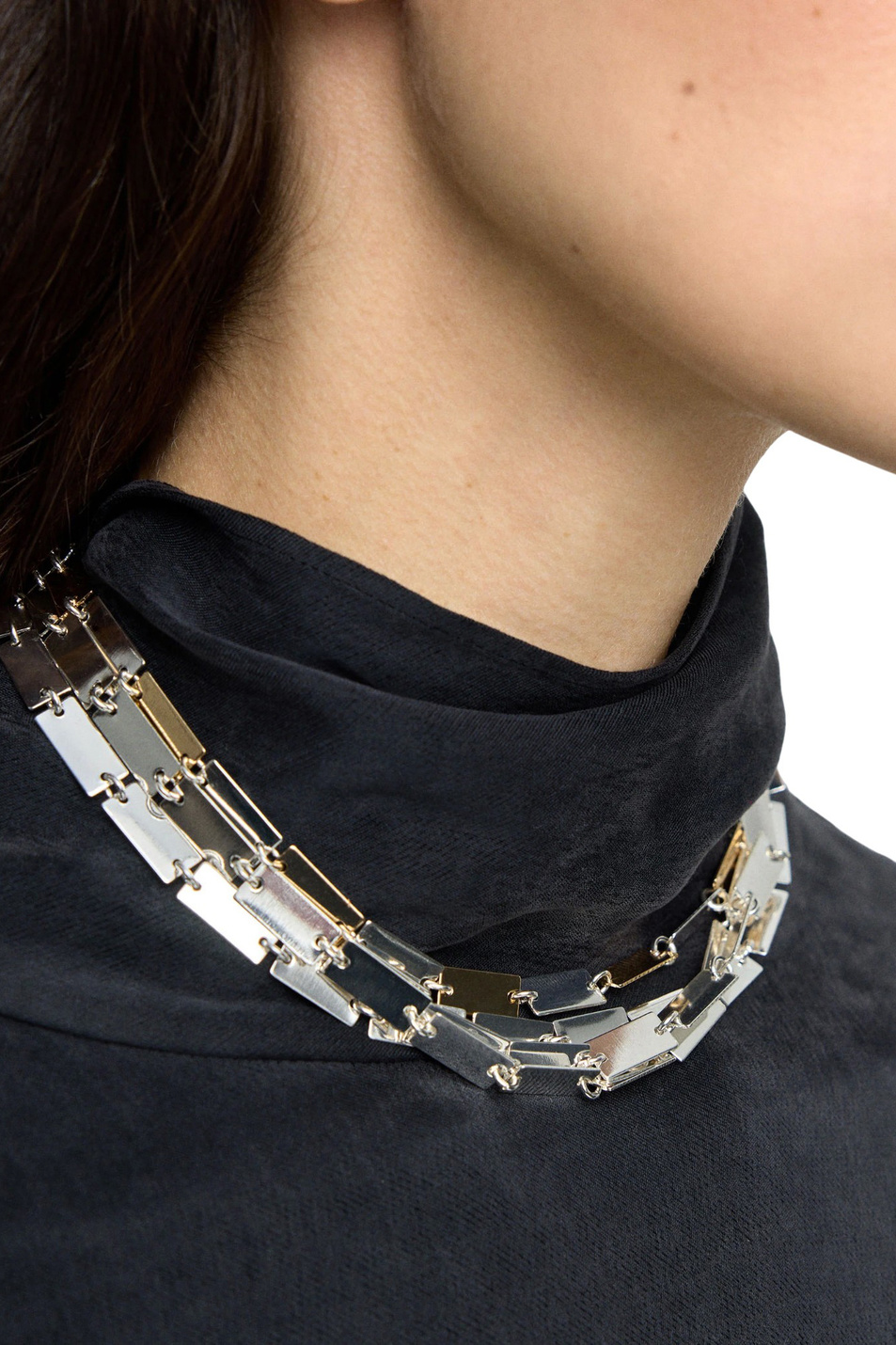 Женский Parfois Ожерелье двухцветное (цвет ), артикул 243219 | Фото 2