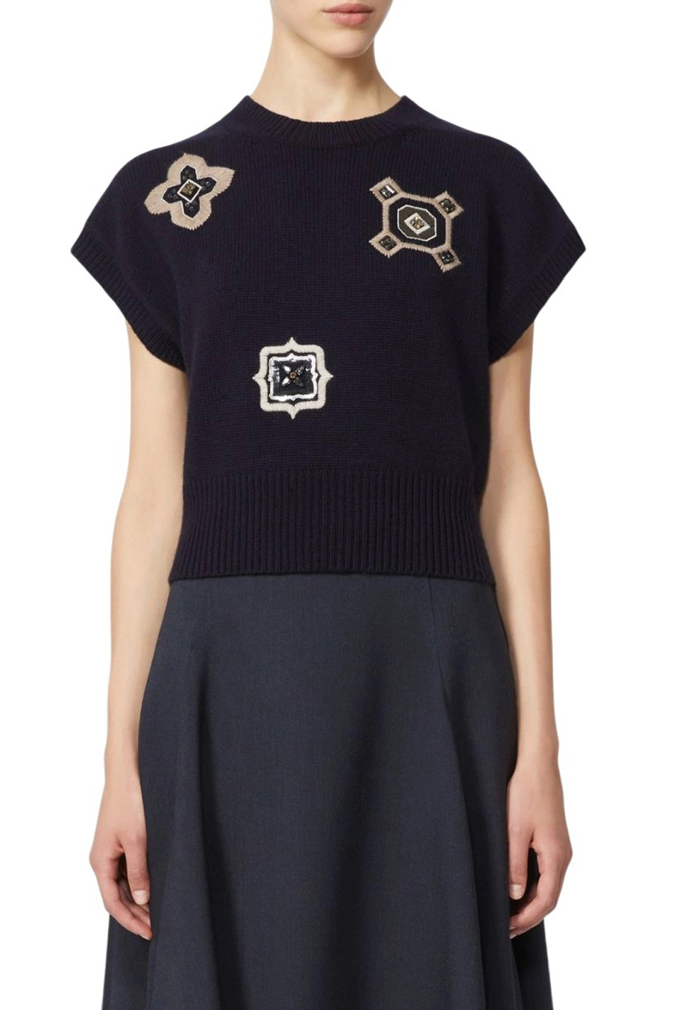 Женский Max Mara Джемпер ANFORA из шерсти и кашемира (цвет ), артикул 2611361061 | Фото 3