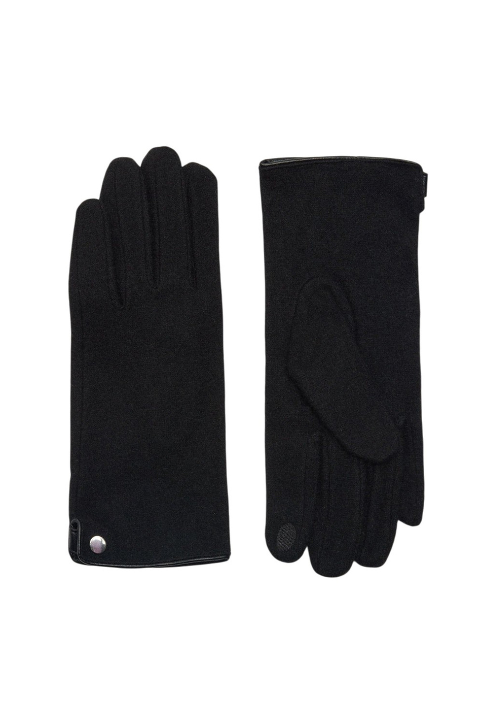 Перчатки из смесовой шерсти|Основной цвет:Черный Женский Parfois Перчатки из смесовой шерсти (цвет ), артикул 240749 | Фото 1