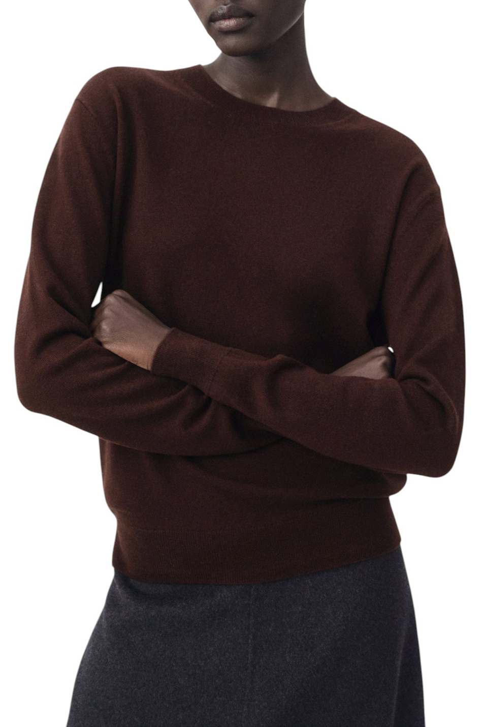 Женский Mango Джемпер SERRANO из шерсти (цвет ), артикул 17016354 | Фото 3