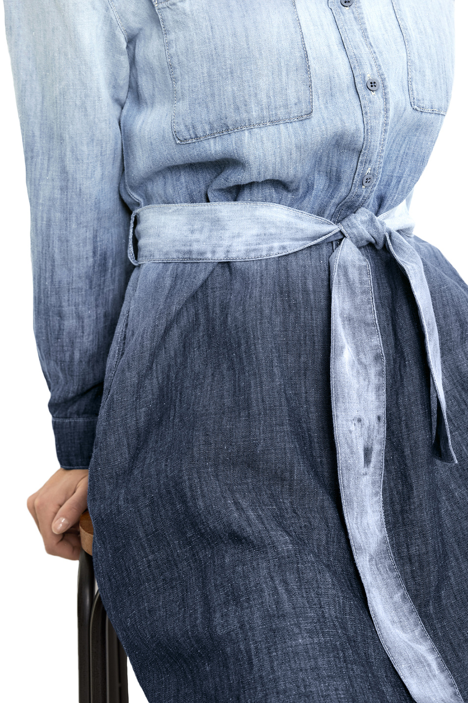 Женский Gerry Weber Платье-рубашка с градиентным принтом (цвет ), артикул 780013-31603 | Фото 5