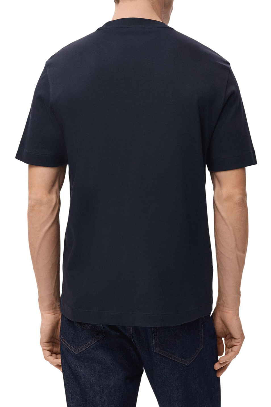 Мужской Mango Man Футболка KIMI из хлопка (цвет ), артикул 27041262 | Фото 4