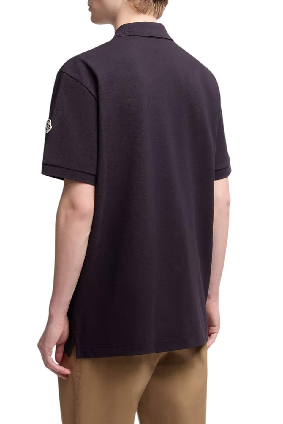Мужской Moncler Поло из хлопка (цвет ), артикул K20918A00002-89A16 | Фото 4