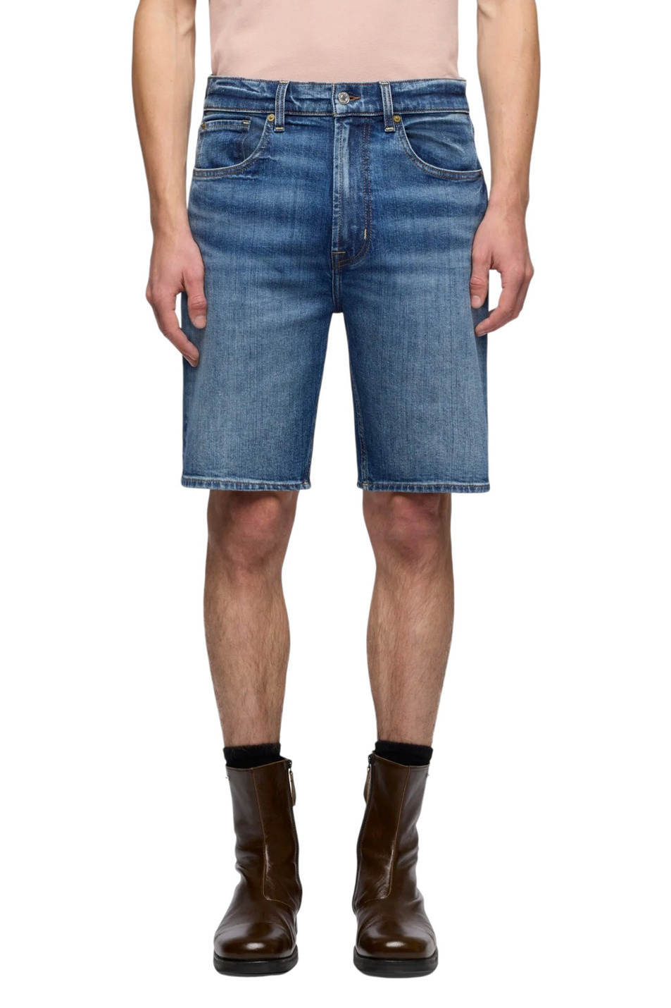 Мужской 7 for all Mankind Джинсовые шорты из эластичного хлопка (цвет ), артикул 7TH50A56 | Фото 3