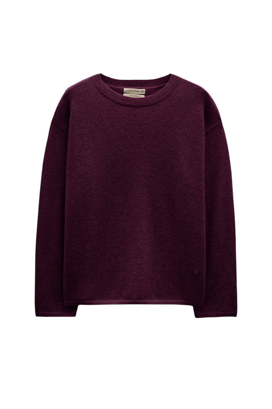 Джемпер из кашемира|Основной цвет:Бордовый Женский Parfois Джемпер из кашемира (цвет ), артикул 239686 | Фото 1