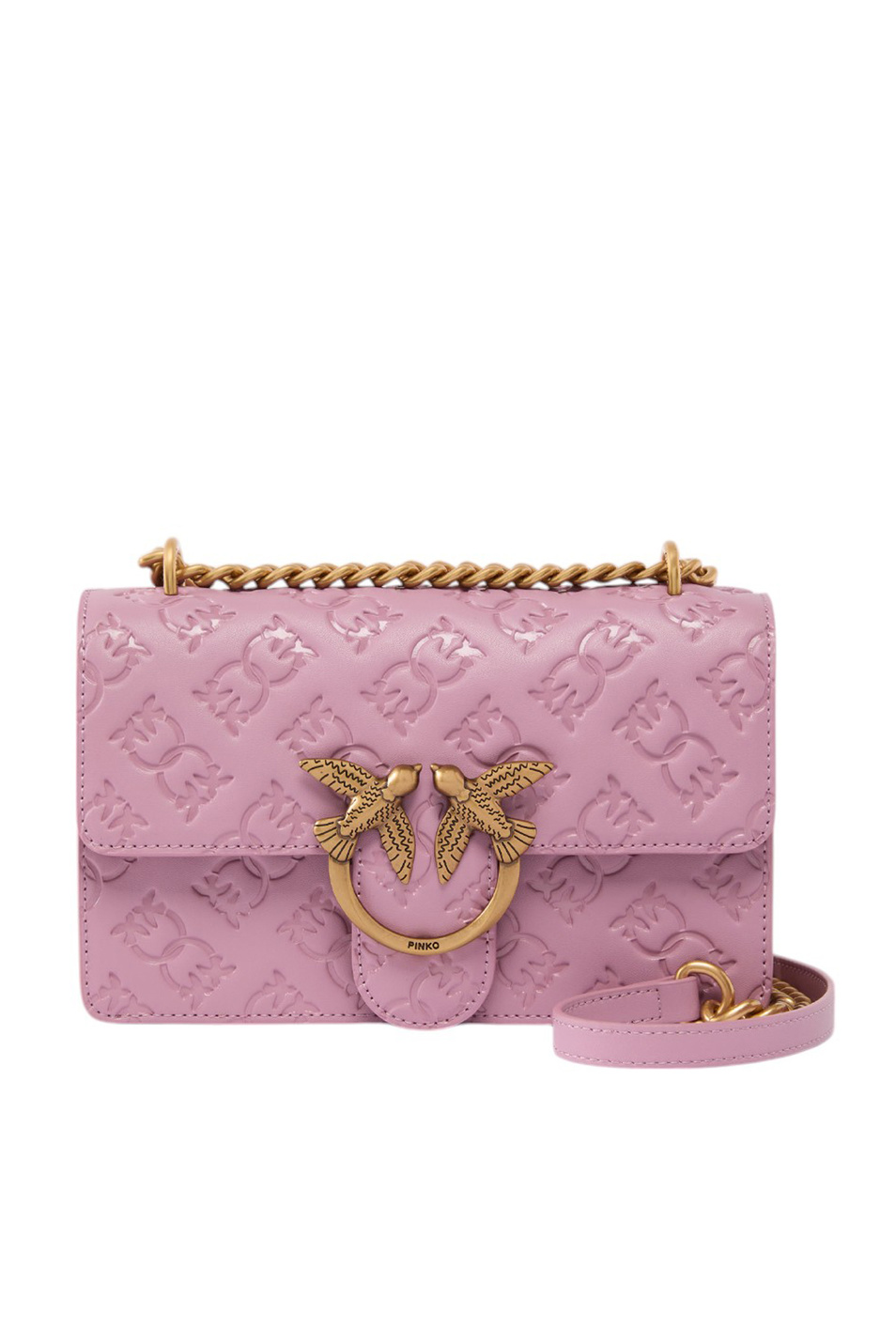 Женский Pinko Сумка LOVE MINI из натуральной кожи (цвет ), артикул 100074A1YB | Фото 1