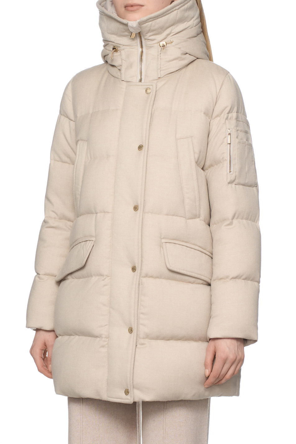 Женский MooRER Полупальто KELSIE-IL из кашемира (цвет ), артикул MODPI100153-TEPA222-KELSI | Фото 4