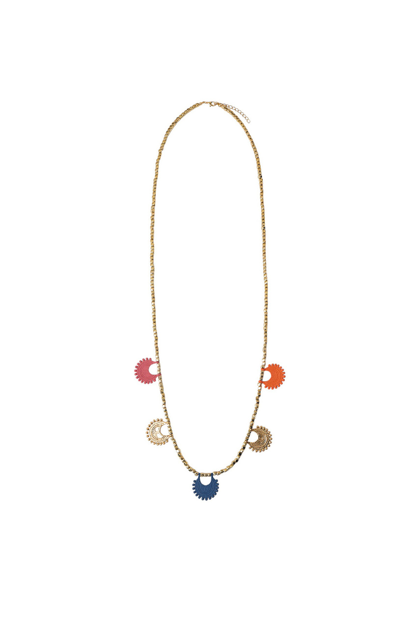 Ожерелье с подвесками|Основной цвет:Разноцветный|Артикул:219380 | Фото 1