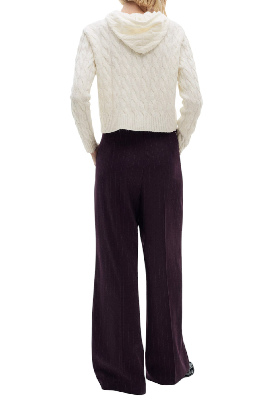 Женский Mango Джемпер SEEDSCAP с капюшоном (цвет ), артикул 77028269 | Фото 4