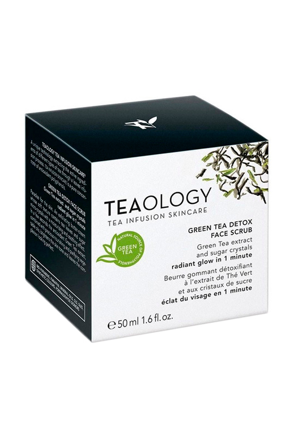 Не имеет пола Teaology Детокс-скраб для лица с экстрактом зеленого чая и кристаллами сахара Green Tea Detox Face Scrub, 50 мл (цвет ), артикул T50004 | Фото 2