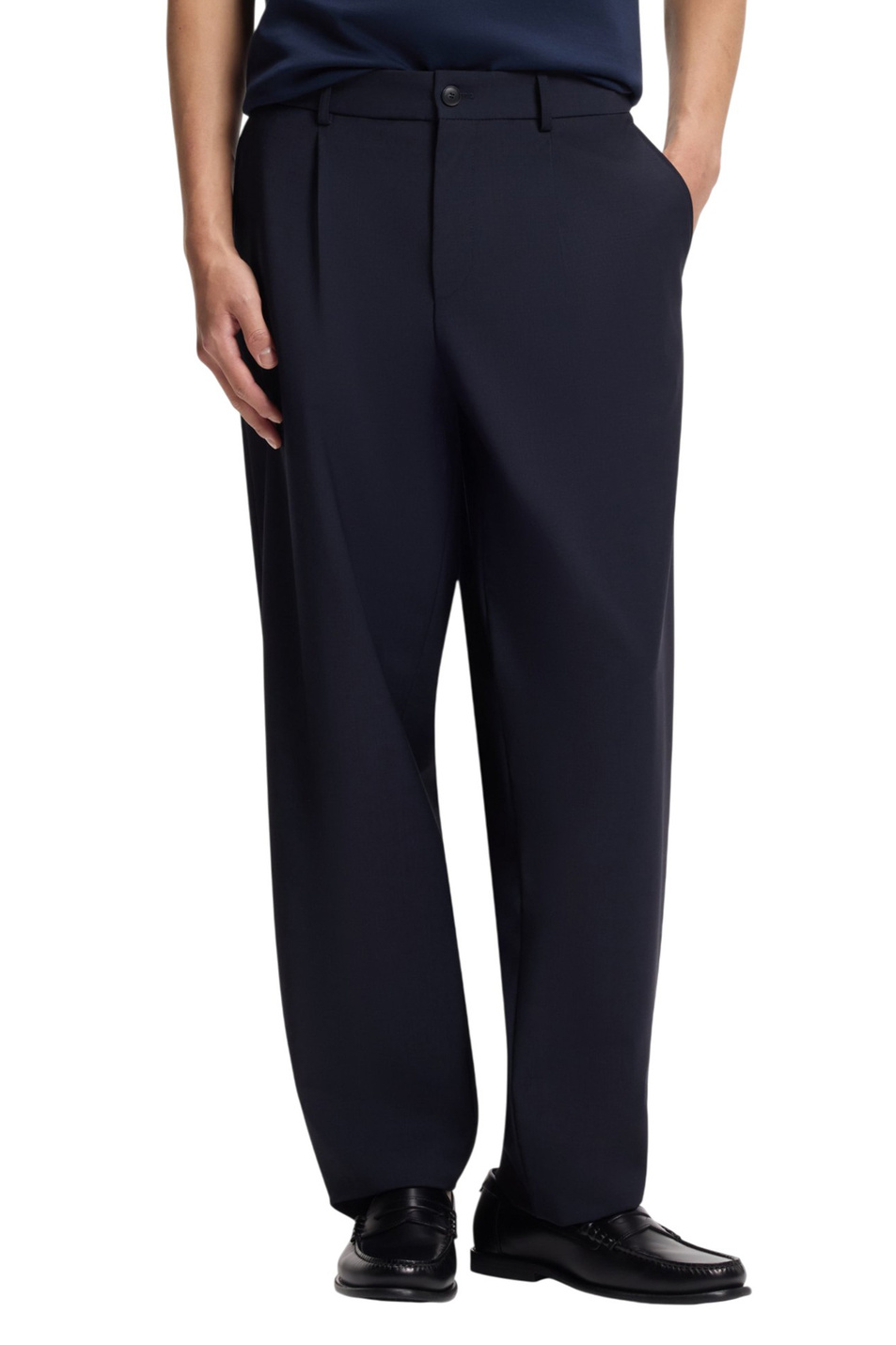 Мужской BOSS Брюки Phil из смесовой шерсти (цвет ), артикул 50556759 | Фото 3