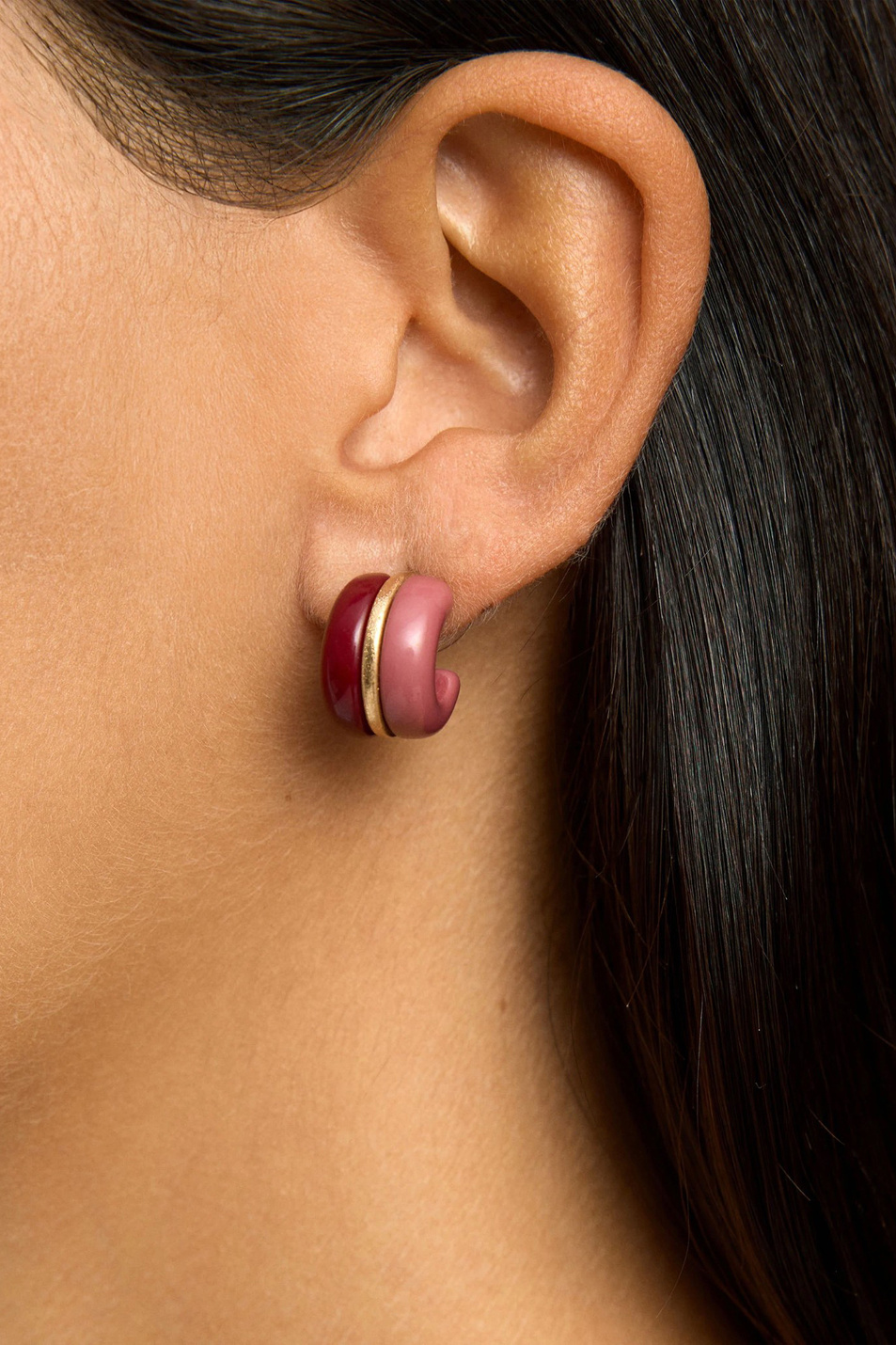 Женский Parfois Серьги-кольца со смолой (цвет ), артикул 240228 | Фото 2