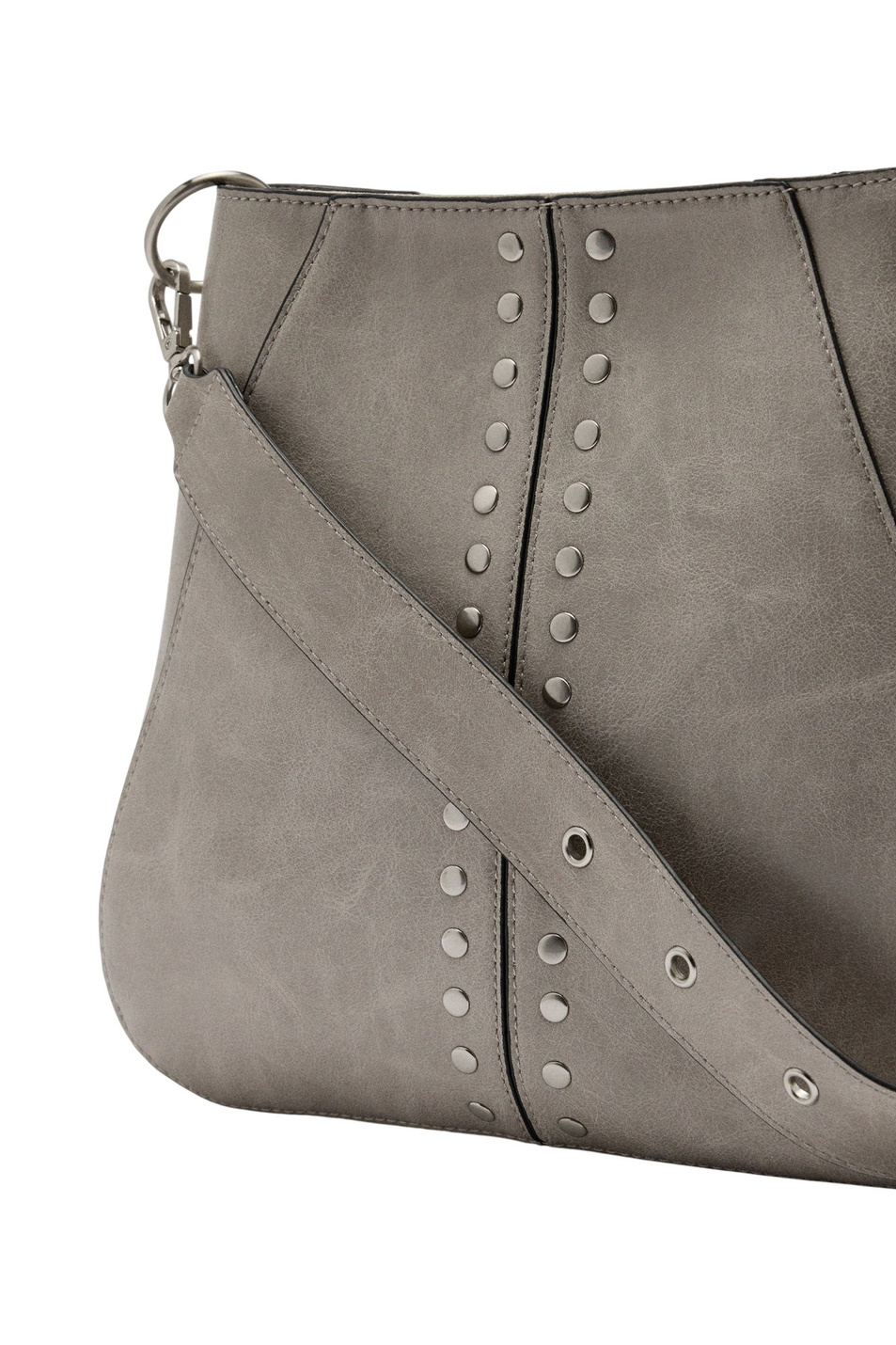 Сумка на плечо с заклепками|Основной цвет:Серый Женский Parfois Сумка на плечо с заклепками (цвет ), артикул 240932 | Фото 4