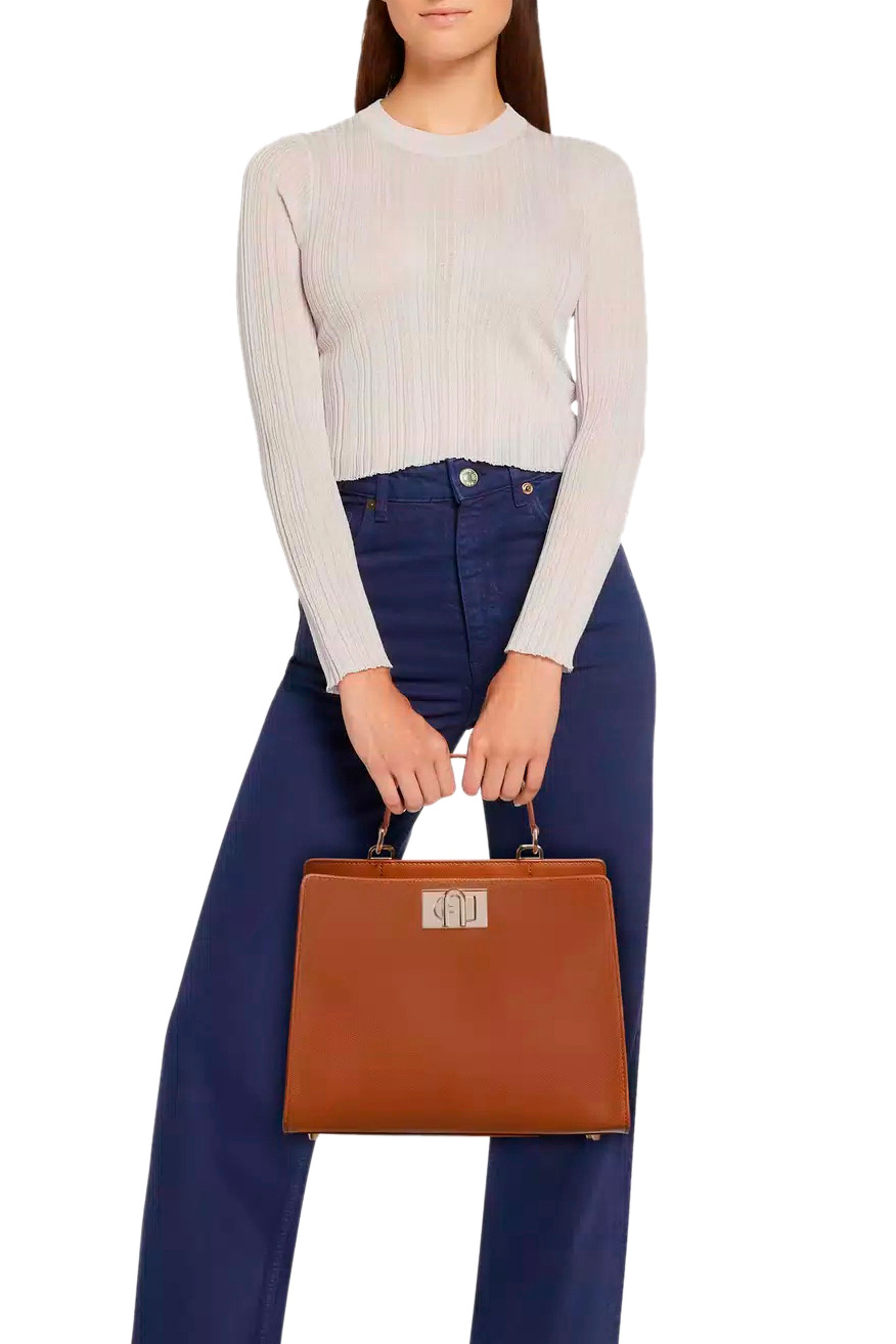 Женский Furla Сумка FURLA 1927 M из натуральной кожи (цвет ), артикул WB00654-ARE000 | Фото 5