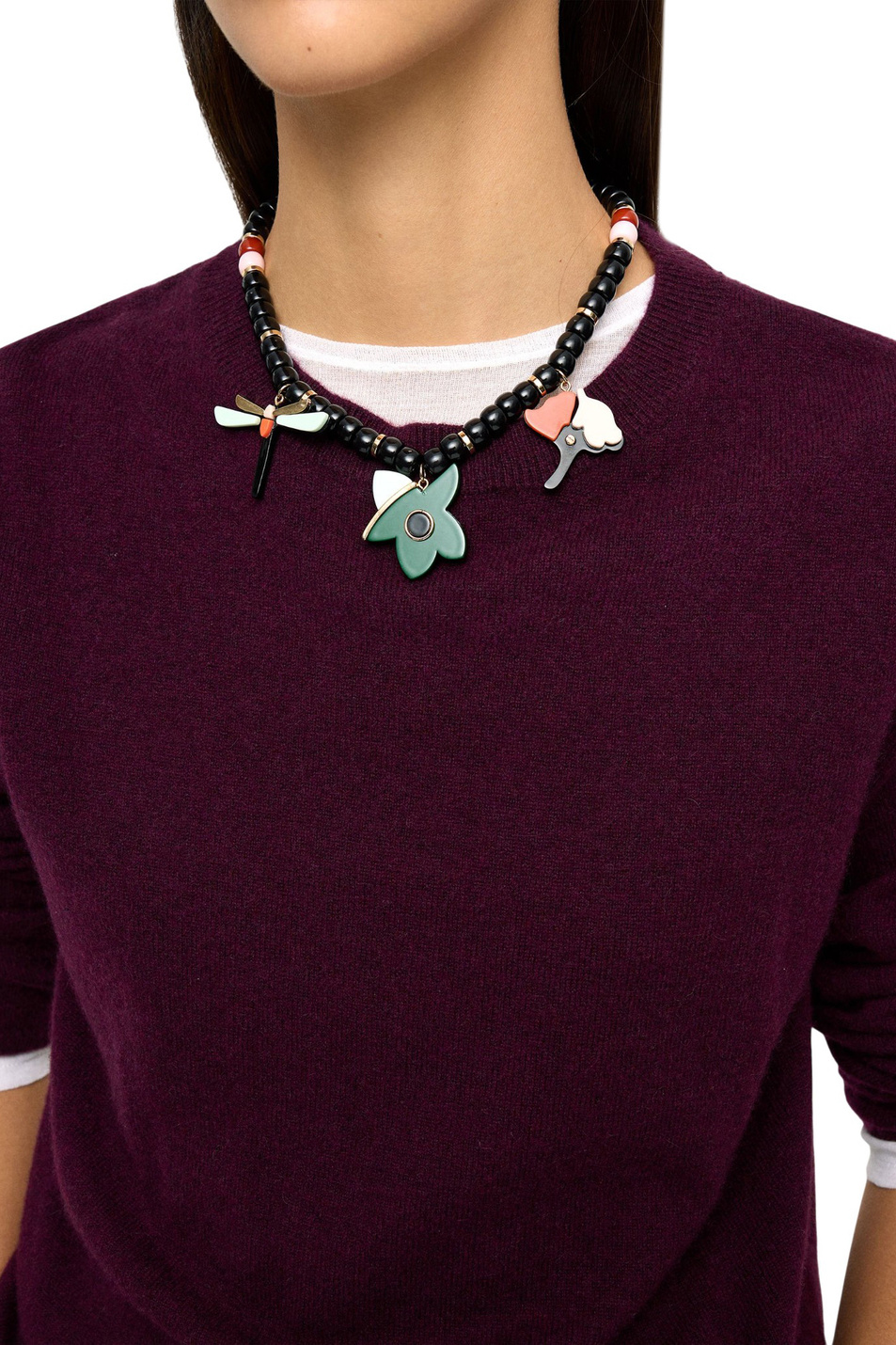 Женский Parfois Ожерелье из бусин с подвесками (цвет ), артикул 244202 | Фото 2