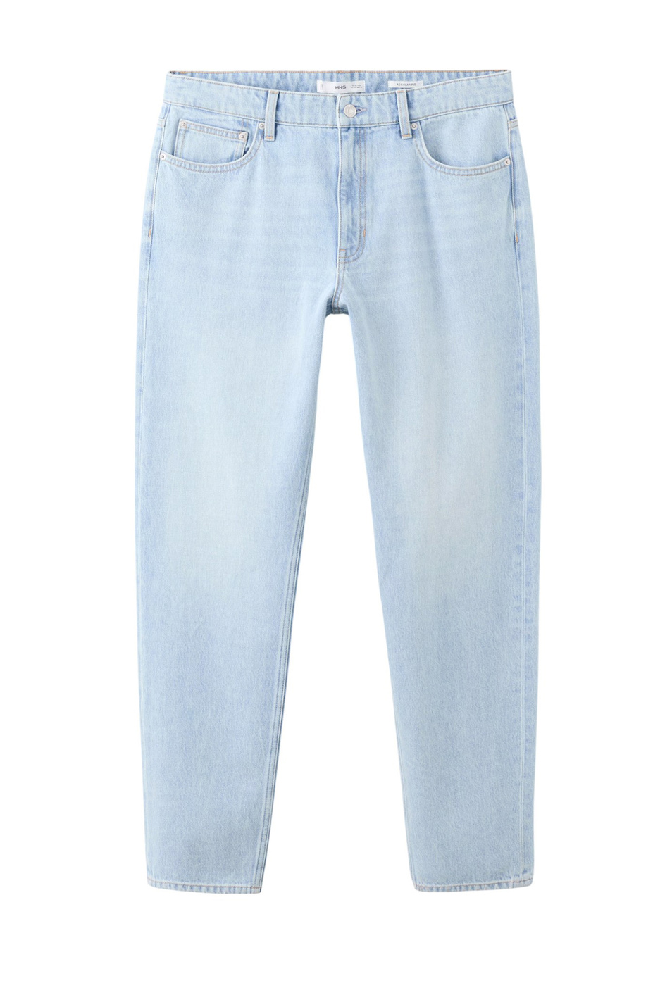 Мужской Mango Man Джинсы BOB из хлопка (цвет ), артикул 27004432 | Фото 1