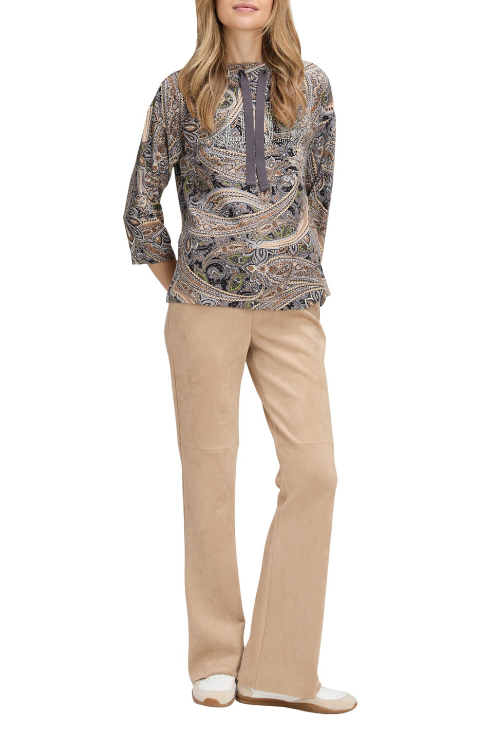 Джемпер с принтом|Основной цвет:Серый Женский Betty Barclay Джемпер с принтом (цвет ), артикул 2620/1485 | Фото 3