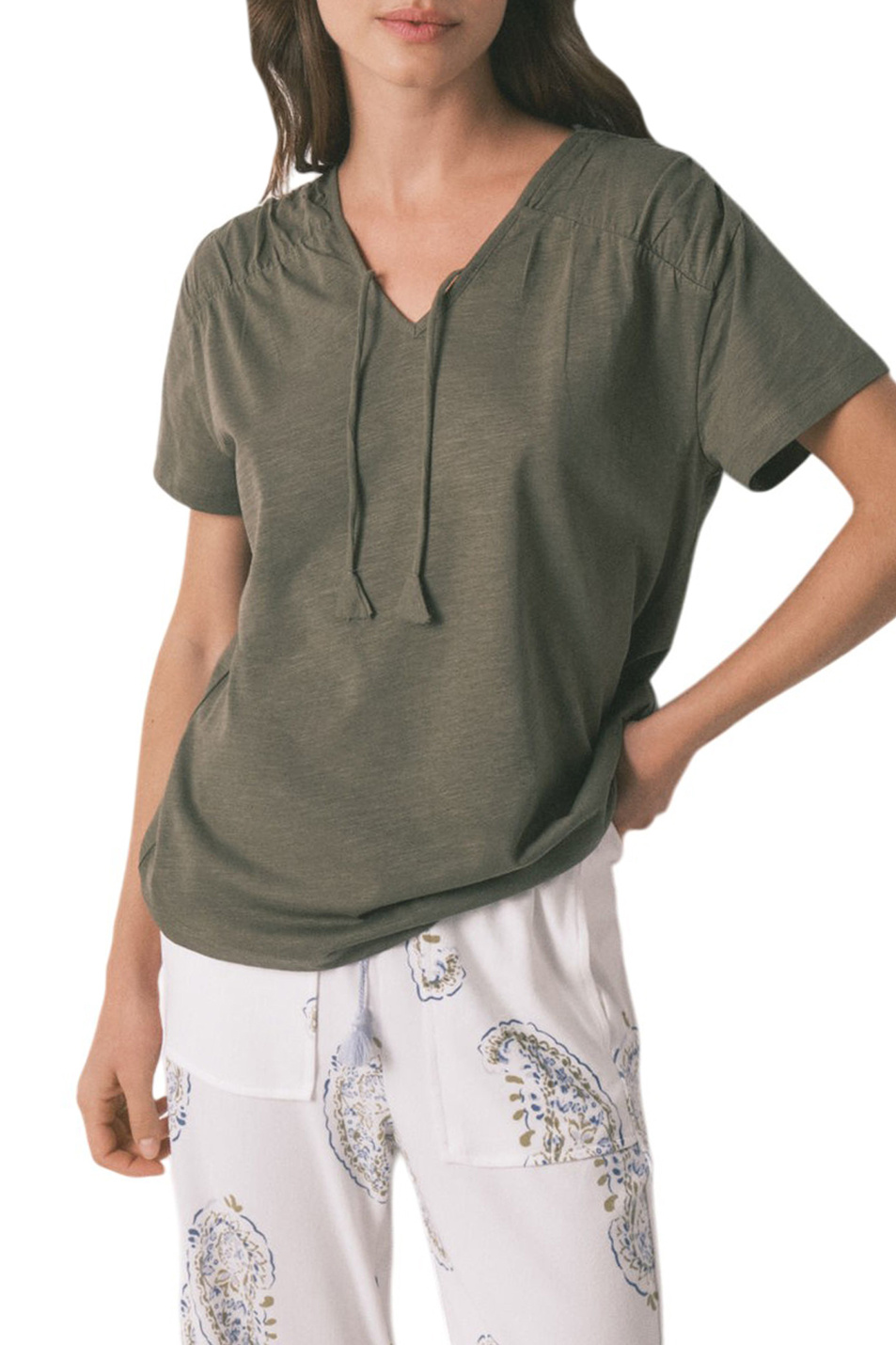 Женский Women'secret Футболка из хлопка (цвет ), артикул 3273278 | Фото 3