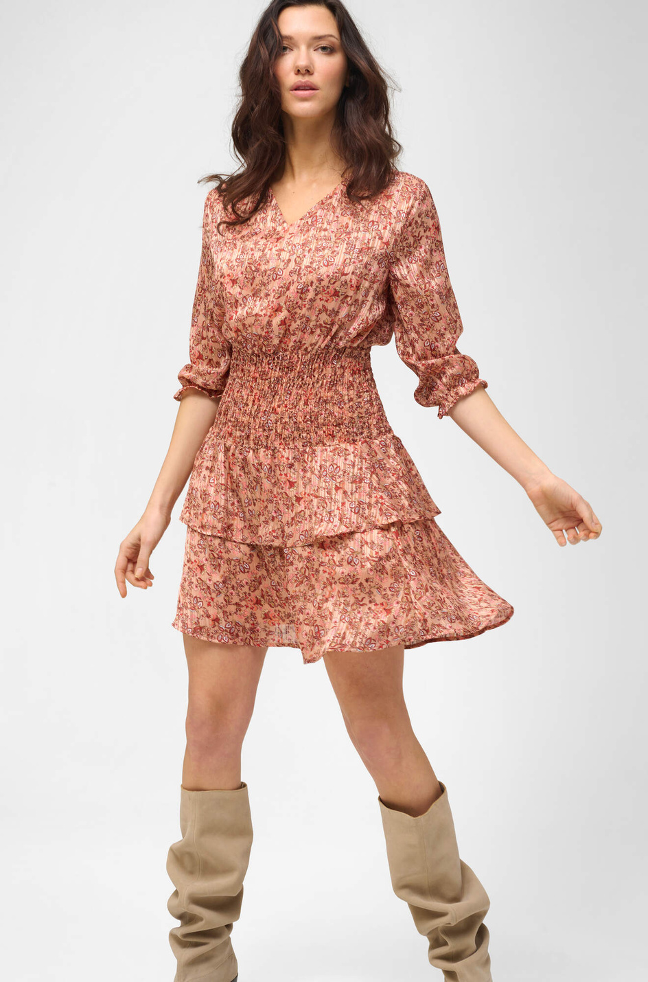 Женский Orsay Шифоновое платье с цветочным рисунком (цвет ), артикул 442235 | Фото 4