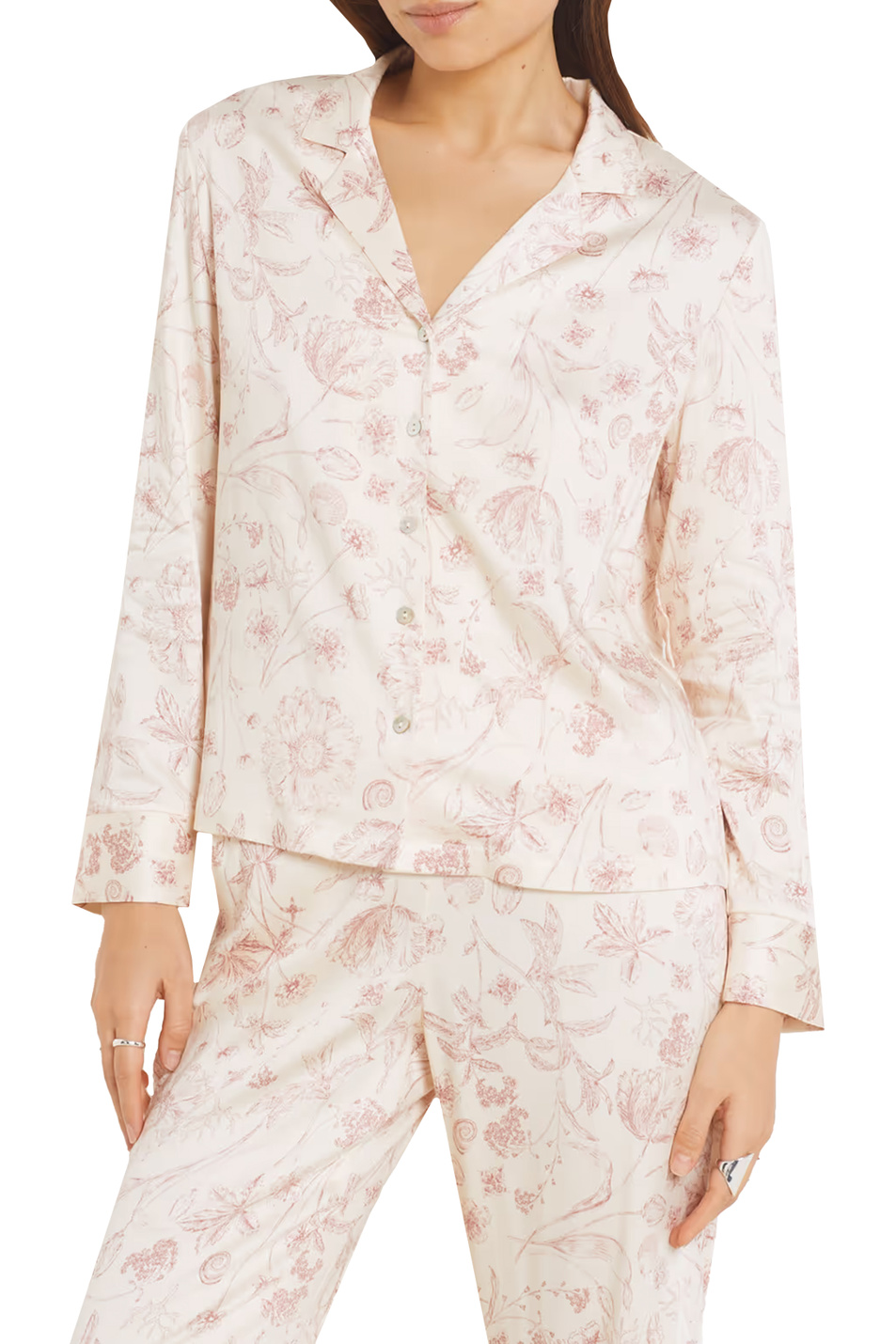 Женский Etam Рубашка HARMONY с цветочным принтом (цвет ), артикул 6543596 | Фото 1