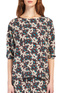 Weekend Max Mara Расклешенная блуза ADONE из набивного шелкового крепдешина ( цвет), артикул 51160329 | Фото 3