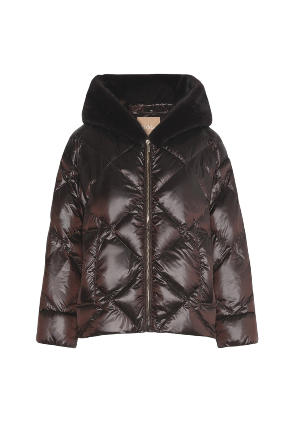 Женский Max Mara Куртка NEBBIE с наполнителем и меховым воротником (цвет ), артикул 2629486175 | Фото 1