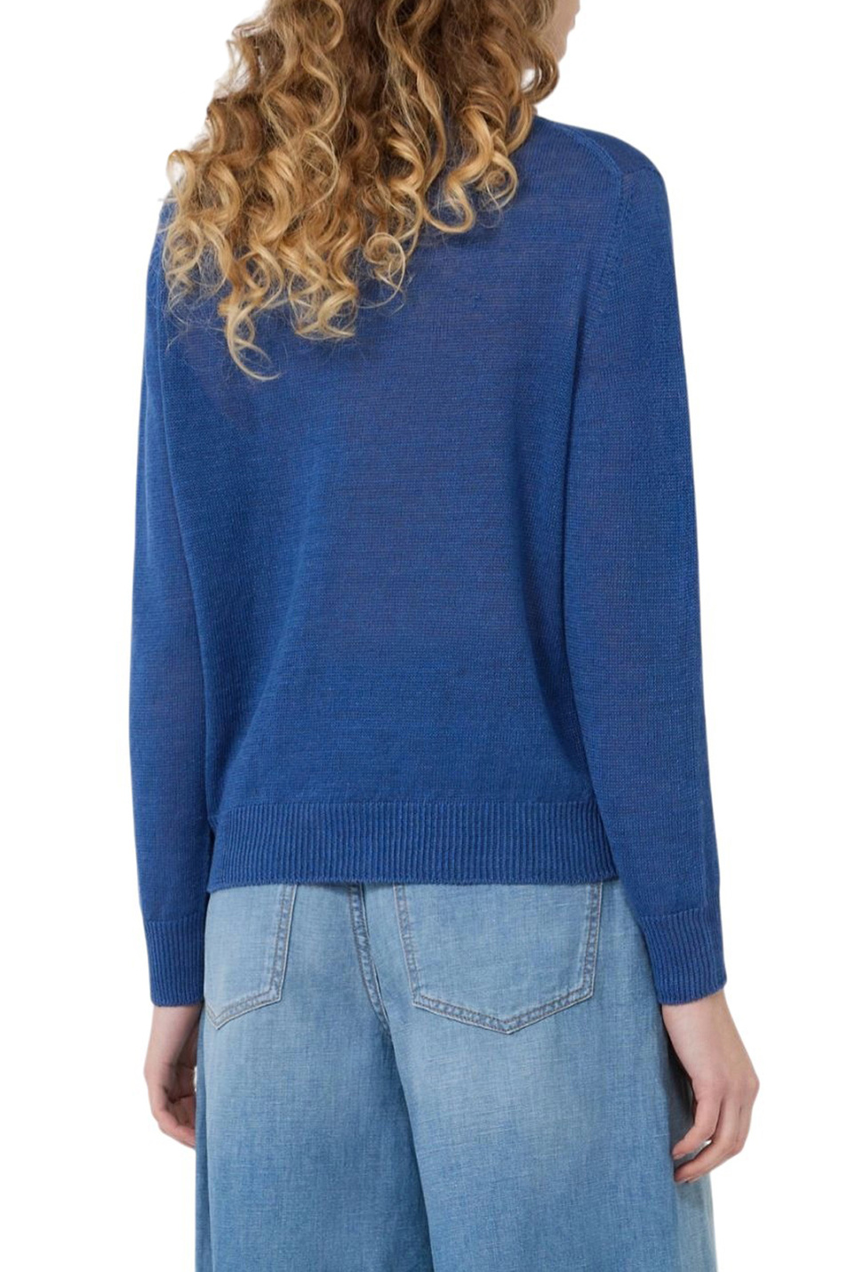 Женский Weekend Max Mara Джемпер ATZECO из льна (цвет ), артикул 2615361132 | Фото 4