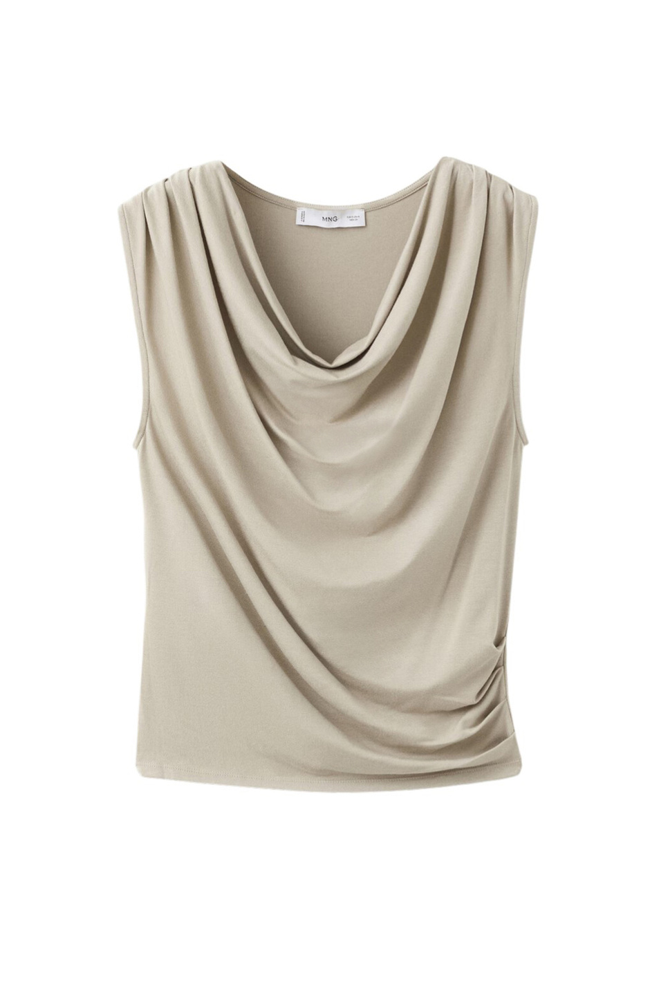 Женский Mango Топ NICE однотонный (цвет ), артикул 27045843 | Фото 1