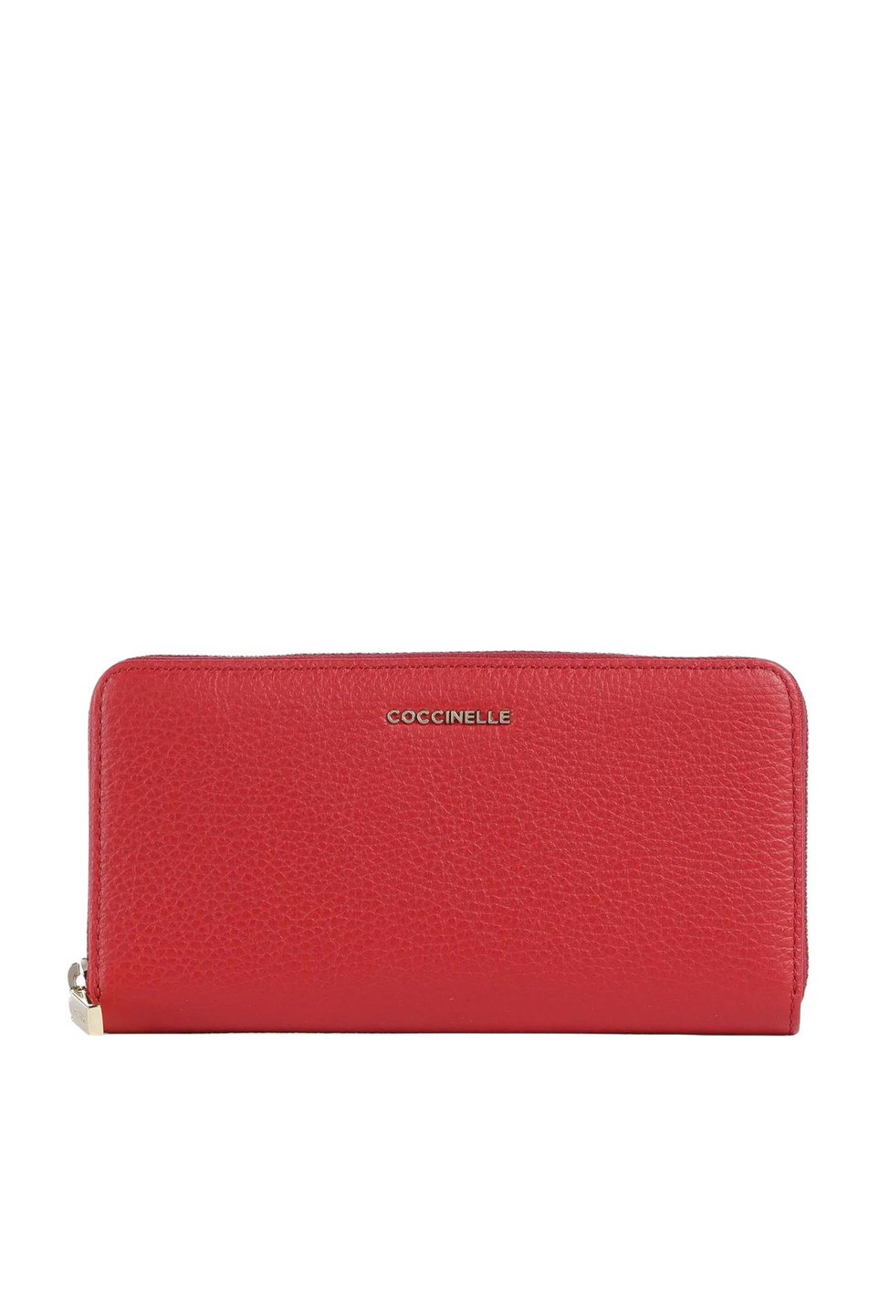 Кошелек METALLIC SOFT из зернистой кожи|Основной цвет:Красный Женский Coccinelle Кошелек METALLIC SOFT из зернистой кожи (цвет ), артикул E2MW5110401 | Фото 1