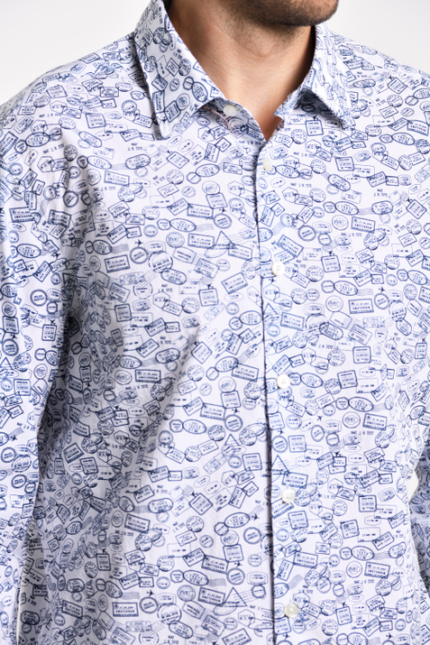 BOSS Рубашка из натурального хлопка Lukas ( цвет), артикул 50427683 | Фото 4