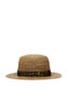 Borsalino Соломенная шляпа с логотипом ( цвет), артикул 141183 | Фото 1