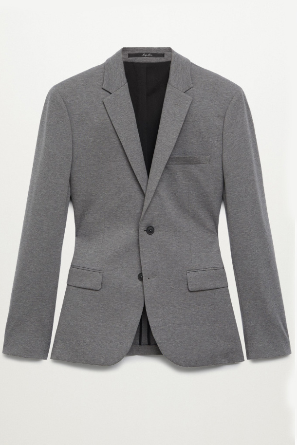 Приталенный пиджак FABRE|Основной цвет:Серый|Артикул:87074003 | Фото 1