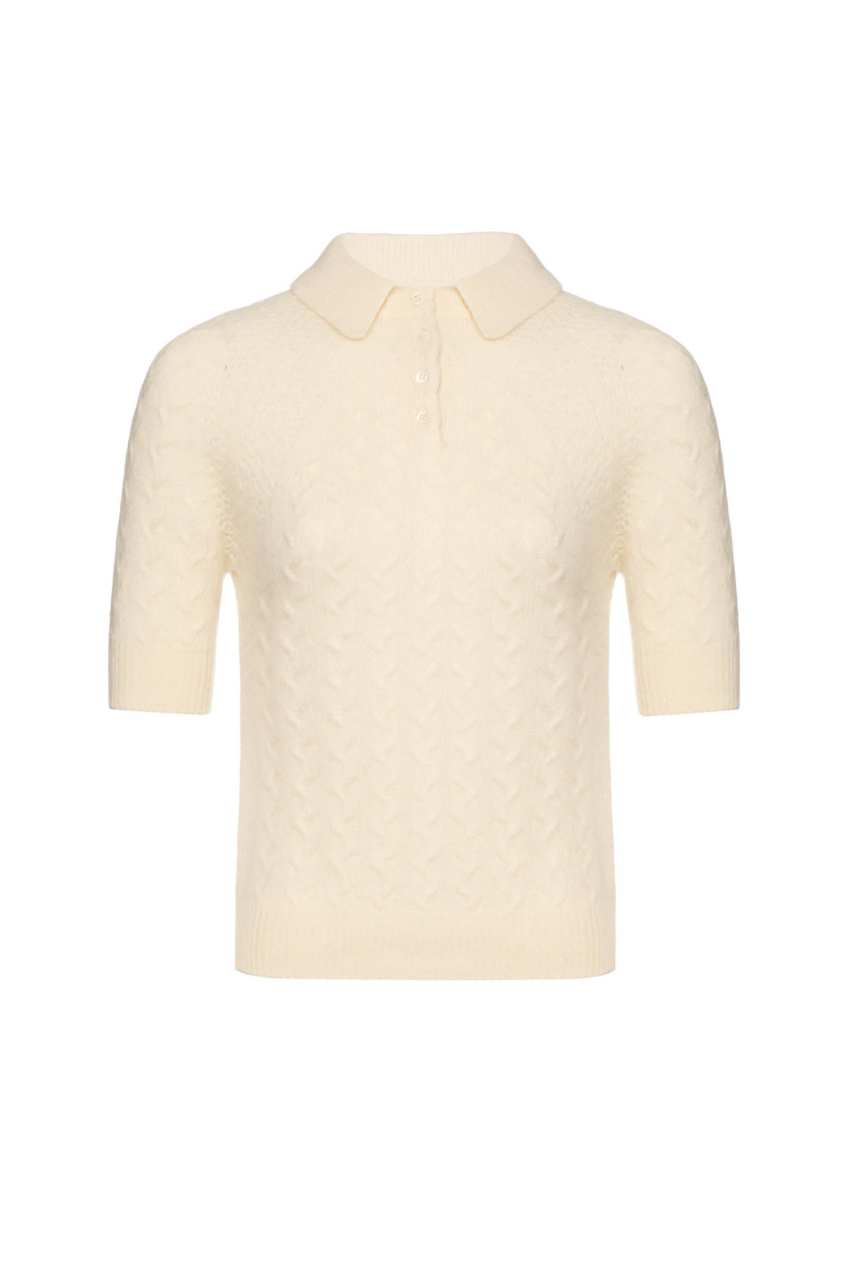 Женский Ermanno Scervino Джемпер-поло из кашемира (цвет ), артикул D495L324KFX | Фото 1