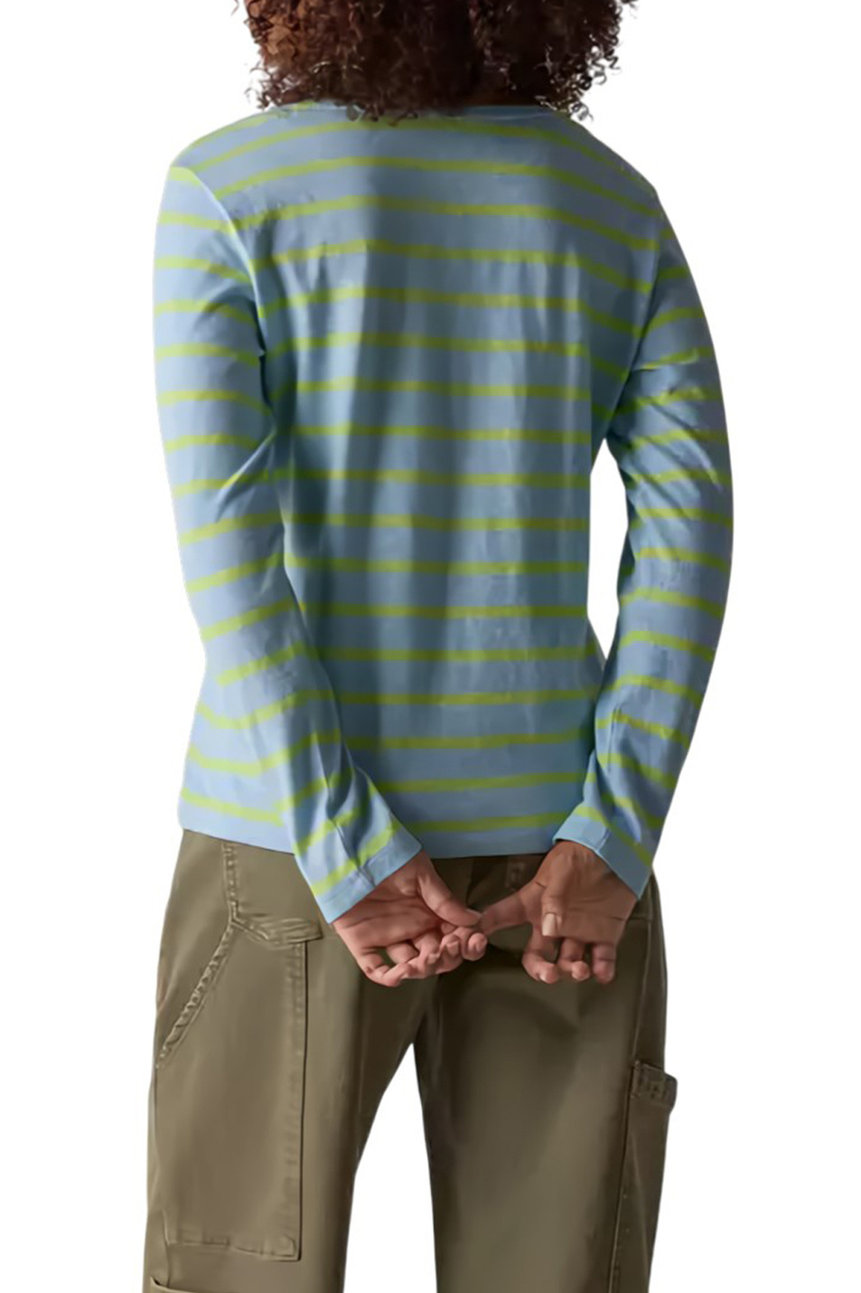 Женский LeComte Джемпер из натурального хлопка в полоску (цвет ), артикул 56-614306 | Фото 5