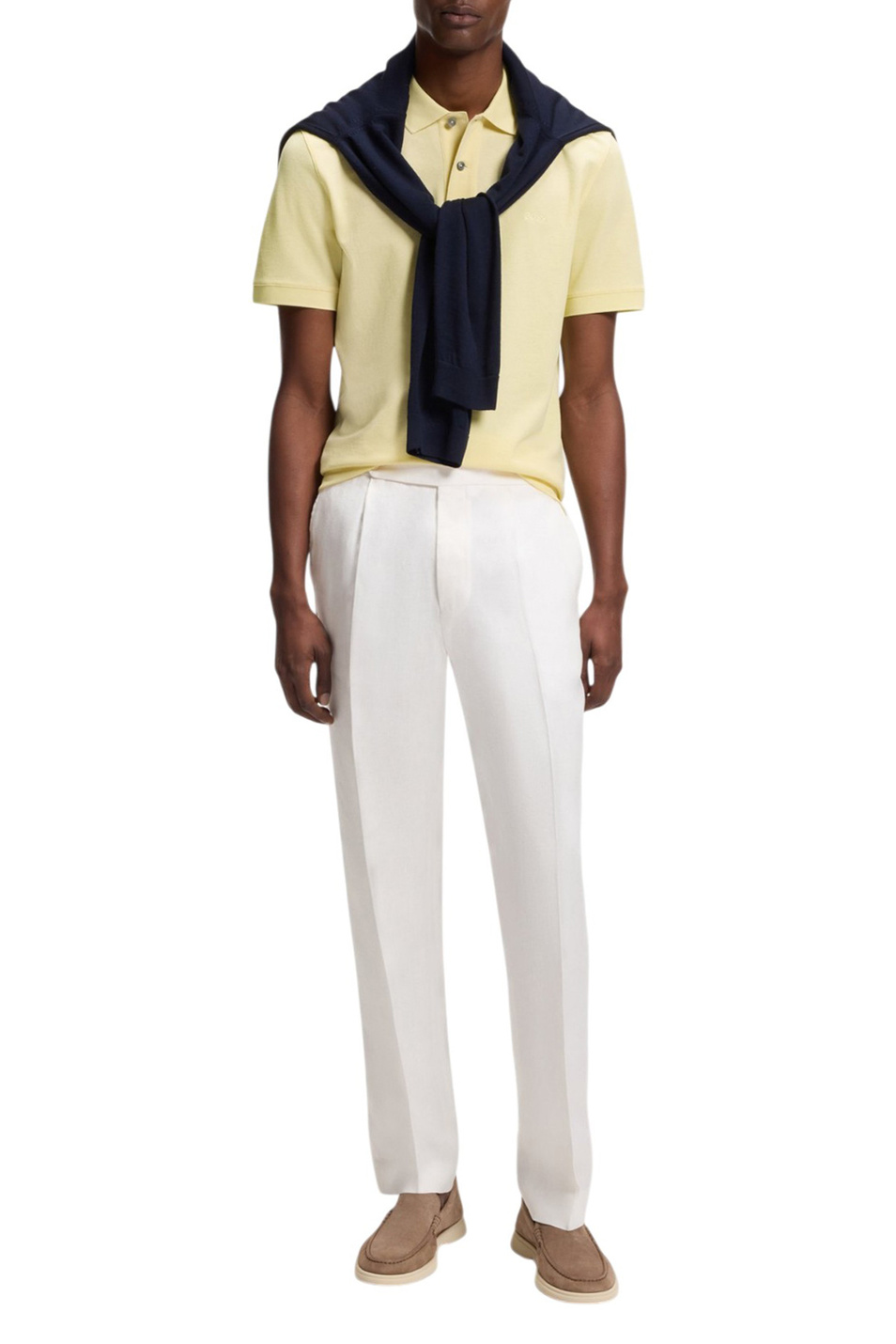 Мужской BOSS Поло Pallas из натурального хлопка (цвет ), артикул 50553564 | Фото 2