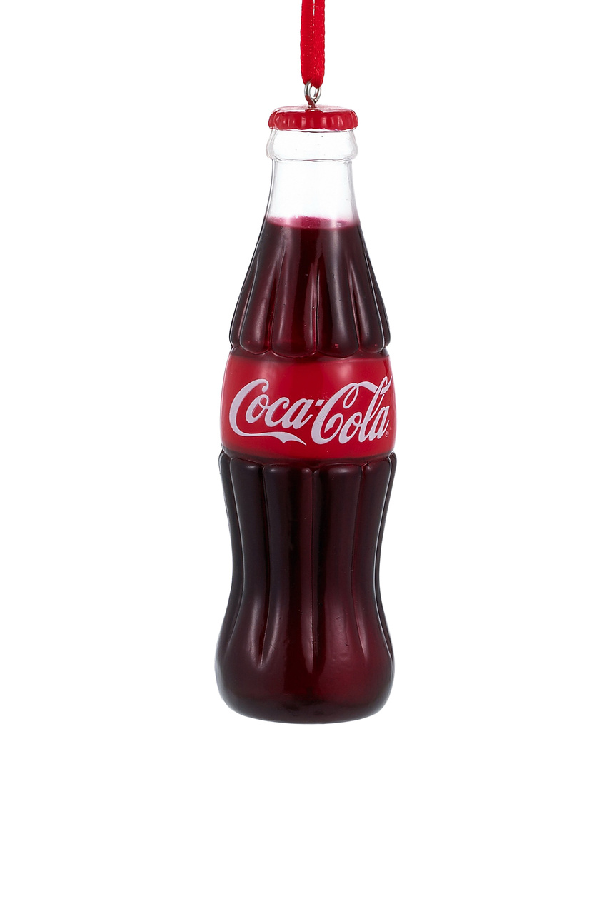 Елочная игрушка "Бутылка Coca-Cola"|Основной цвет:Коричневый|Артикул:CC1102 | Фото 1